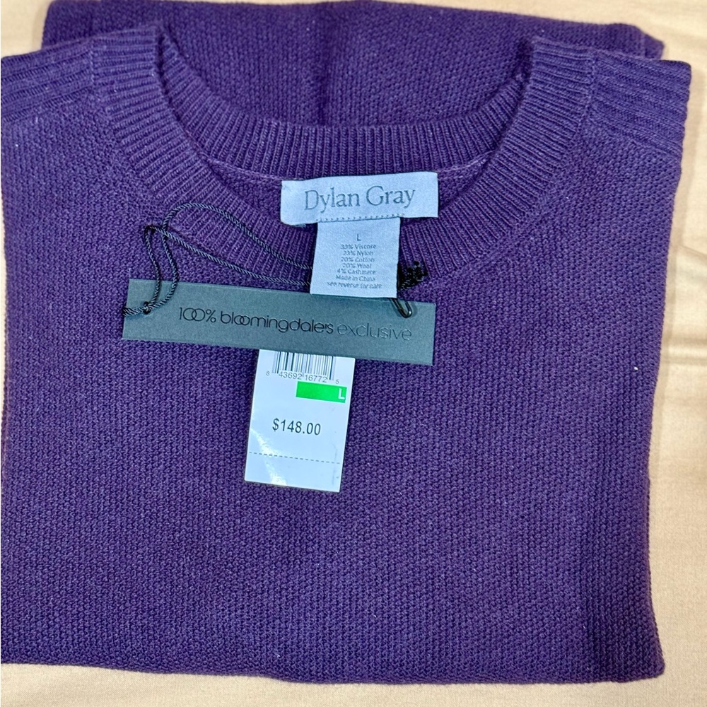 Purple Men's Sweater Dylan Gray